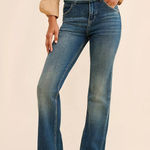 Free People We The Free Sabine Slim Straight Jean 27 Hibernate/Med Wash $128 NWT Photo 0