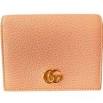 Gucci GG Marmont Pink Pebbled Leather Wallet Photo 0