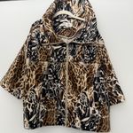 Erin London  1X Wild Animal Print Jacket Photo 1