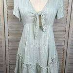 COTTON CANDY L.A. Light Green Tie Photo 0