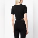 ALC Frank A.L.C. ALC Wren Bustier Cropped Tee Corset Seamed Crop Top Black Photo 5