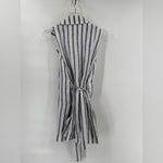 Chico's CHICO’S Linen Striped Tie-Waist Vest size 0 blue and white New with original tag Photo 4