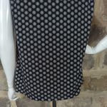 Charter Club Sleeveless Cowl Neck Black White Floral Top Woman's Large Office Photo 6