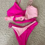 SheIn Pink and Light Pink Bikini Photo 0
