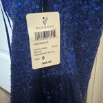 Windsor Blue Sparkle Mini Dress Photo 4