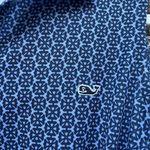 Vineyard Vines  Performance Golf Polo Blue Small Photo 3