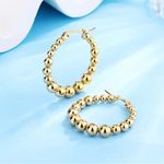 14k Gold Plated Hoops Photo 1
