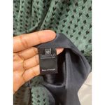 The Fold London Sheath Shift Green Tweed Pleated Neckline Dress Sz 12 Photo 9