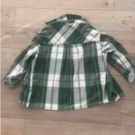 Aerie  Green Plaid Flannel Button Down Photo 2