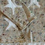 Storia Small Distressed Seeing Stars Sweater - Cream and White w/ specs of color Photo 2
