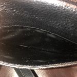 BURBERRYS Tumbled Black Leather Magnetic Close Nova Check Lining Crossbody Bag Photo 12