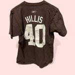 Reebok Cleveland Browns football t-shirt Hillis #40 sports nostalgia Photo 1