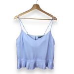 French Connection Polly Pleated Hem Cami Top in Lavender Photo 6