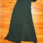 Sachin & Babi Women’s Plus 18W Emerald Green Nadia Gown One Shoulder Puff Sleeve Photo 0