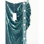 Veronica Beard  Embellished Emerald Green Navita Velvet Skirt Size 10 NWT Photo 4