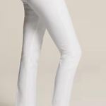 J. Jill Essential Cotton Stretch Versatile Pants In White Pull On Sz 16 Pockets Photo 0