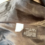 Guess  black leather vintage pea coat M Photo 4