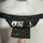 Picture Organic Arcca 1/4 Snap Fleece Sweatshirt Gray Lavender Womens Size Large Photo 5