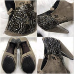 Sam Edelman Suede Una Beaded Booties Photo 3