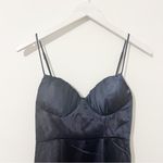 Selfie Leslie NWT  Bronte High Split Gathered Bust Maxi Dress Ink Size US Small Photo 3