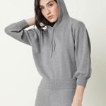 Workshop Republic Clothing Drawstring Cotten Hoodie Sweatshirt Grey Small Photo 0