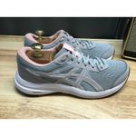 ASICS  Gel-Contend 8 Women 11 Gray Pink Lace-Up Low Top Athletic Running Sneakers Photo 1