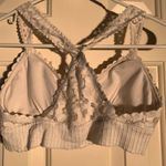 Aerie  Racerback White Lace Bralette Photo 4