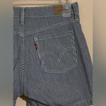 Levi's  Striped Jean Shorts junior’s Size 4 Photo 2