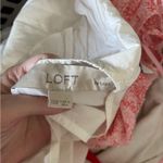 Loft White Puff Sleeve Ruffled Drama Queen Blouse Photo 1