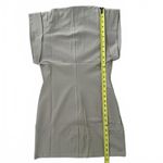 Mango Cotton Knitted Dress with Turn-Up Sleeves Beige NWT Size 4/Small Photo 6