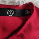 Missguided red mini dress bell sleeves cutout 6 Photo 5