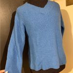 Anthropologie 💜  Fuzzy Bright Blue Sweater Photo 1