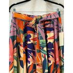 Nwt Moon Orchid Tropical Colors Stretch Waist Bow Women'S M Colorful Maxi Skirt Size 8 Photo 2