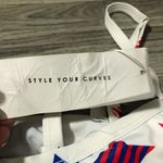 🌿Rose Gal 4th Of July Swim Top; 22 Women’s White Size undefined Photo 3