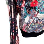 Adidas Originals Jardim Agharta Farm Firebird Floral Track Jacket Black Sz S Photo 6