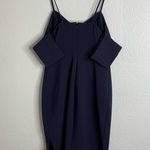 Likely  Revolve Navy Blue Arden Open Shoulder Midi Dress Size 4 Photo 4
