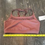 Spiritual Gangster Women's Pink Crochet Inset Sports Bra Size S Photo 2