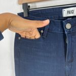 Paige Verdugo Ankle Jeans Womens 27 Blue Whiskering Denim Cotton Dark Wash Photo 2