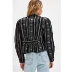 Free People  XL Bohemian Victorian Fusion Sorel Cottage Jacket in Midnight NWT Photo 3