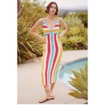 Solid & Striped Free People x  The Aubrey‎ Stripe Midi Dress Small Photo 3