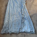 Alex Evenings  Hydrangea Blue Lace Dress SIZE 14 Photo 1