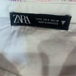 ZARA •  pastel tweed buster corset crop top pink purple white small Photo 3