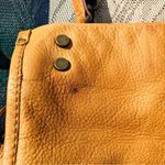 American Leather Co 3 Section Satchel Bag Purse in Light Tan Photo 3