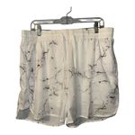 Buffbunny Collection Buffbunny White Marble Flo Shorts, XL Photo 1