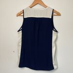 J.Crew Factory| Navy and White Tank top sz 6 Blue Photo 2