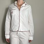 Peppermayo  Exclusive Harry Pyjama Top and Bottom Set White Red Size Small Photo 5