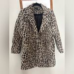 Slate + Willow Leopard Wool Coat Photo 5