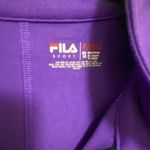 FILA Sport Womens Running Jacket Dark Purple & Print 1X XL Bust 44” Athletic Photo 1