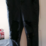 American Eagle Outfitters next level stretch curvy hi-rise jegging jeans in black size 14 short petite. Photo 0