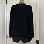 Ted Baker  Jenee Sweater Black Wool Wrap Cardigan 0-2 Quiet Luxury Chic Classic Photo 4